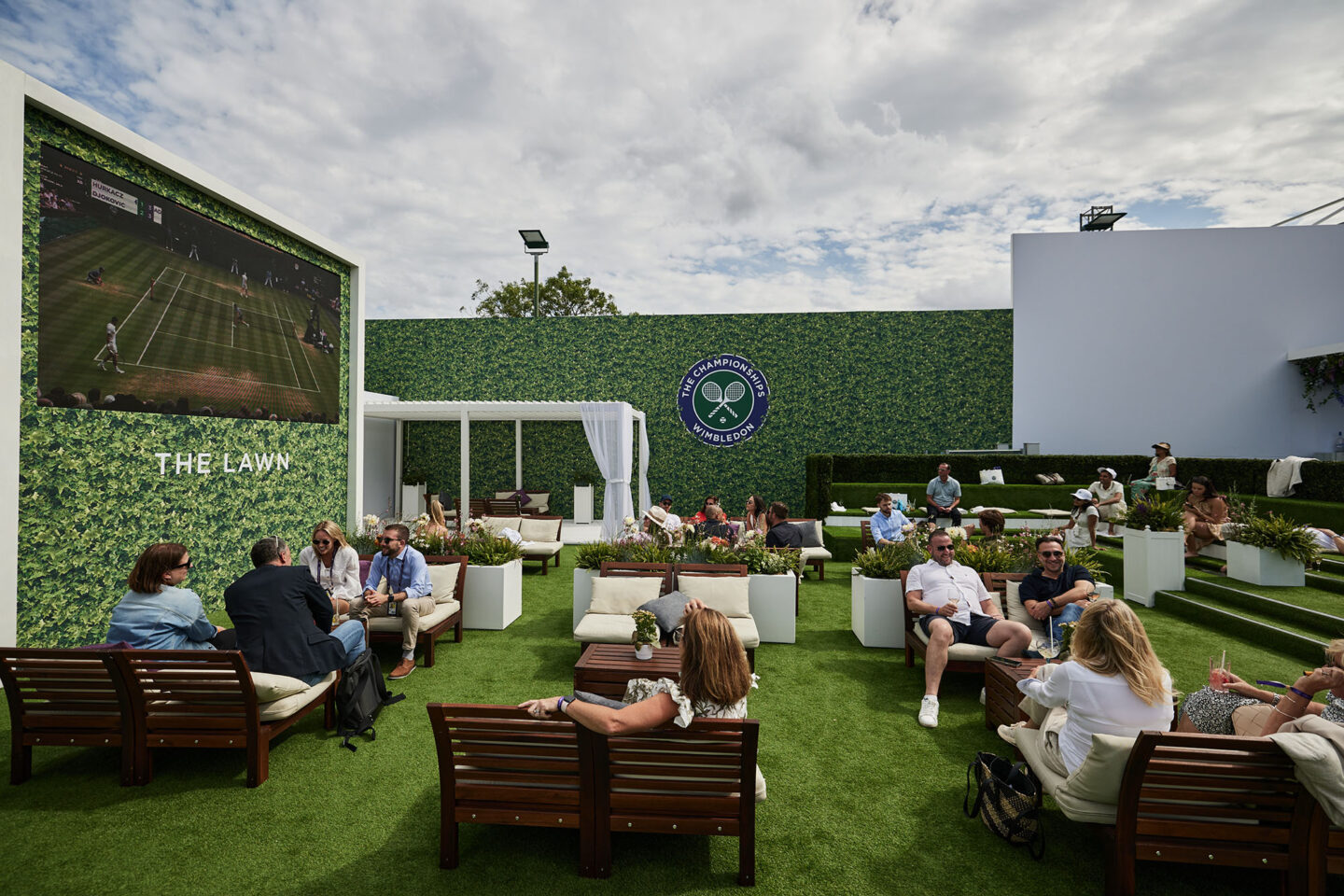 Book Official The Lawn Hospitality packages for Wimbledon 2025.
