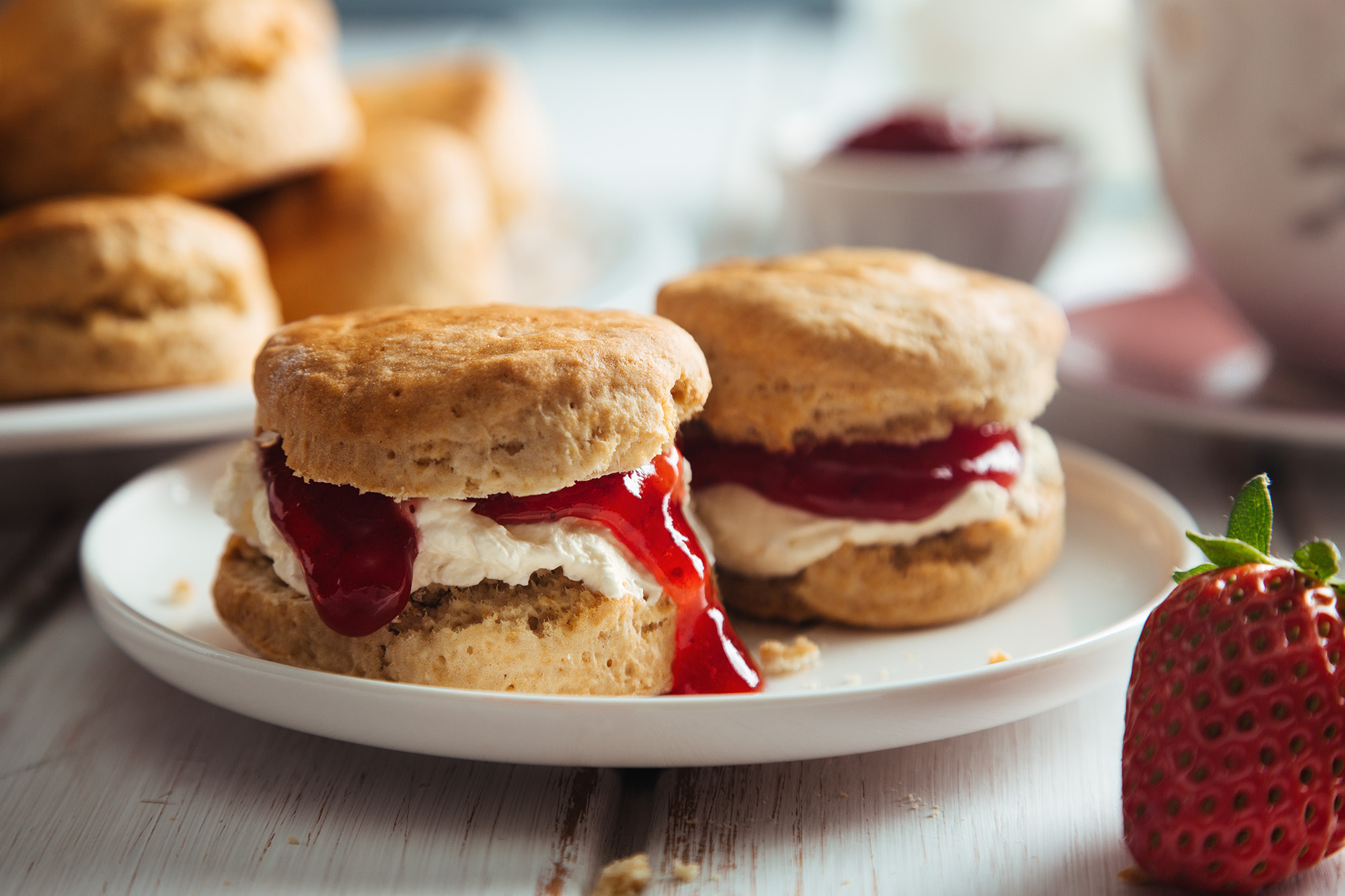 Wimbledon afternoon tea and scones
