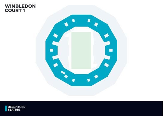 Wimbledon No.1 Court seating plan